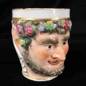 Derby bachus-head mug, C. 1800 -0
