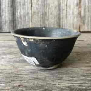 Hoi An Shipwreck: Vietnamese deep blue glaze wine cup, C. 1480. -29833