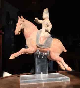 Tang Polo player horseman figure, 8th century AD -0