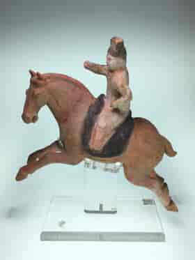 Tang Polo player horseman figure, 8th century AD -24566