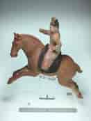 Tang Polo player horseman figure, 8th century AD -24566