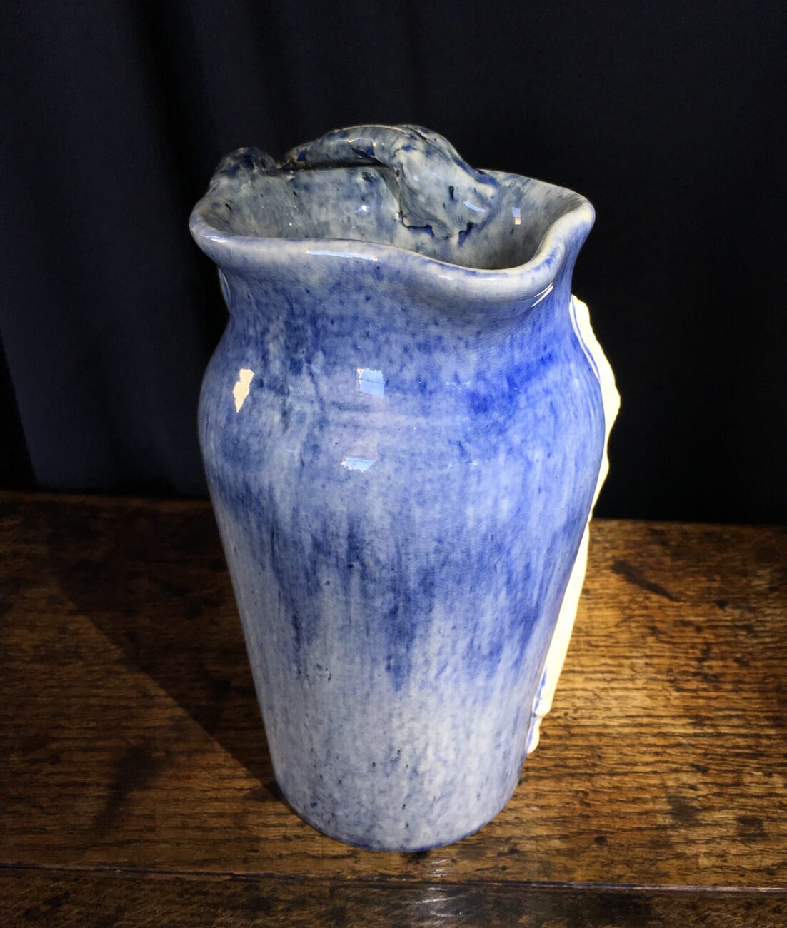 Una Deerbon jug with high relief figure, circa 1935. -22717