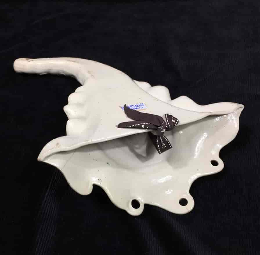 Saltglaze Flora cornucopia, Wedgwood/Greatbatch type, c.1765 -19771