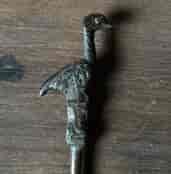 Luristan bronze pin , Bird, c. 900BC -19300