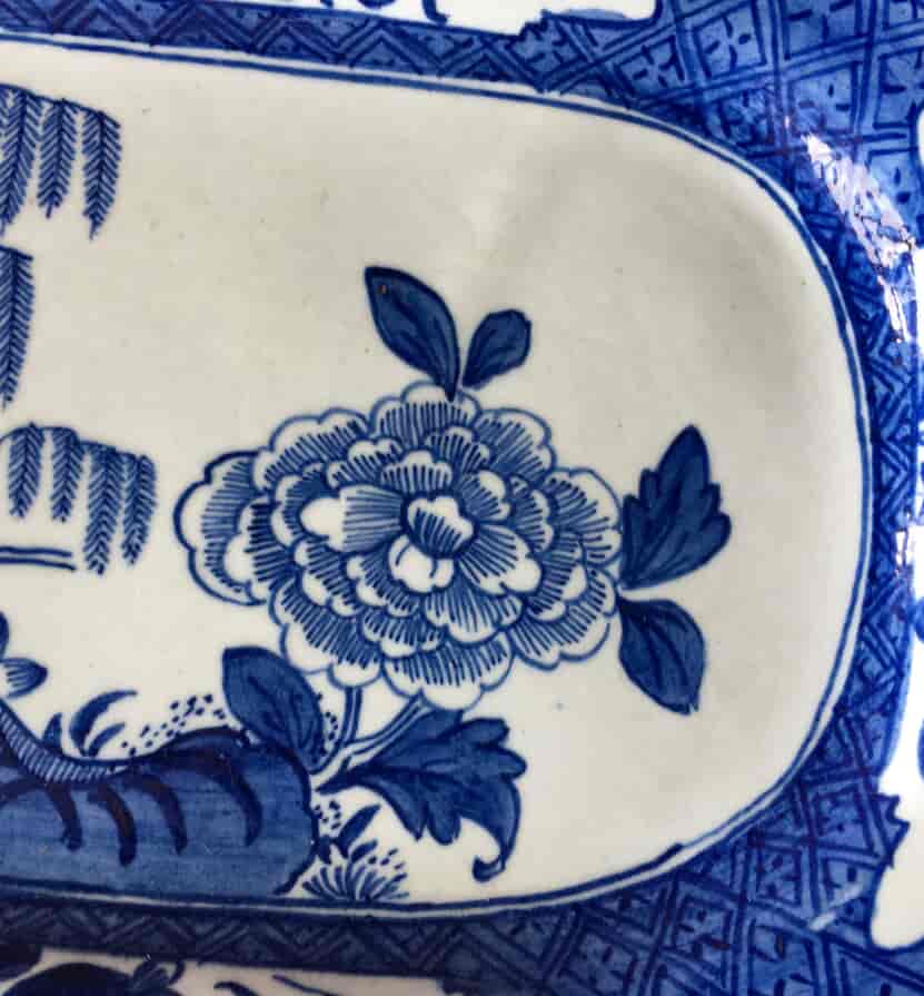 Bow serving dish, Peony & Willow, C. 1760 -19461