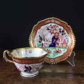 Flight Barr & Barr Worcester cup & saucer, circa 1810 -0