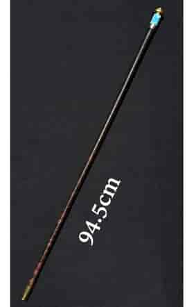 Dandy's cane with enamels, gilt, and micro mosaic, C. 1780 -12923