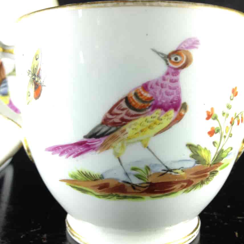 Coalport caudle cup & stand, c. 1815 -1763