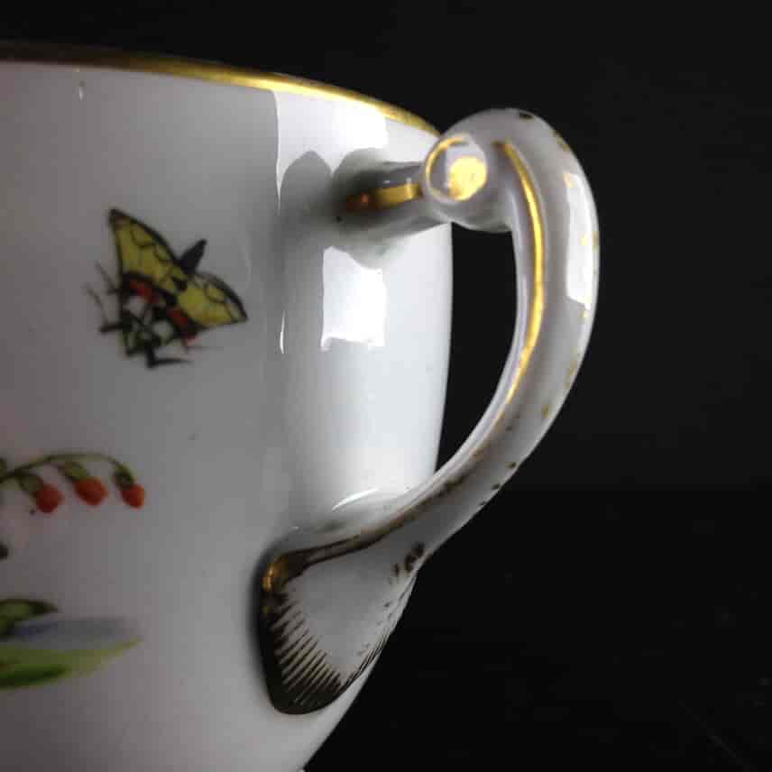 Coalport caudle cup & stand, c. 1815 -1765