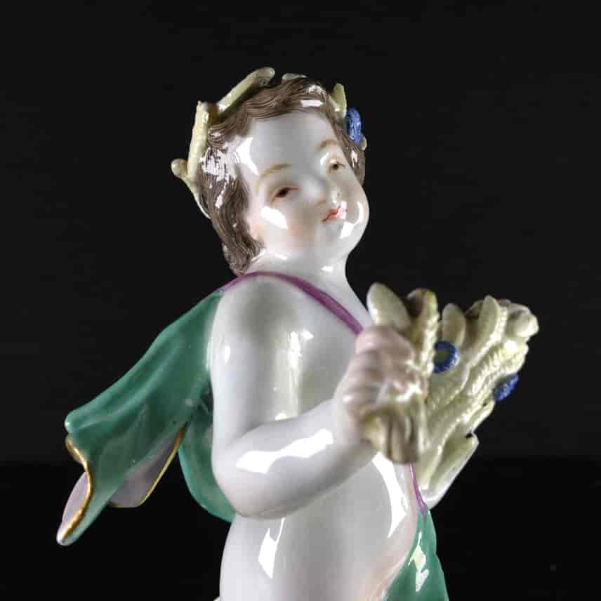 Meissen figure of a boy as Summer, by J J Kaendler, c. 1755 -1970
