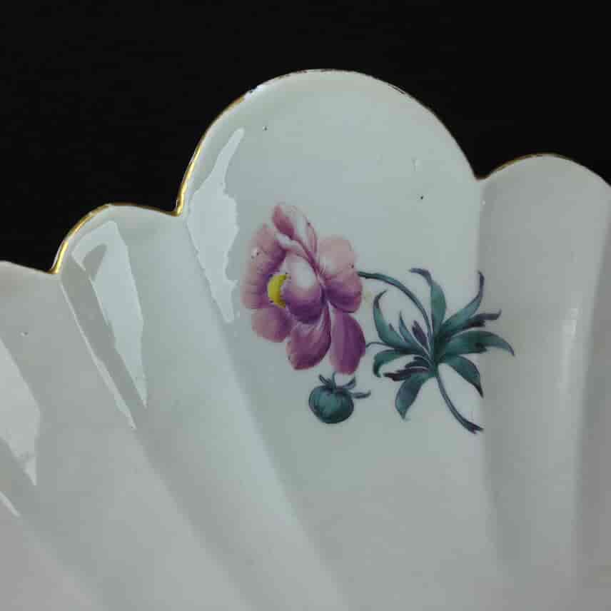 Meissen lobed bowl, deutscheblumen flowers, c.1755 -2041