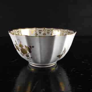 Worcester teabowl, Giles decorated with gilt flowers, C. 1770 -0
