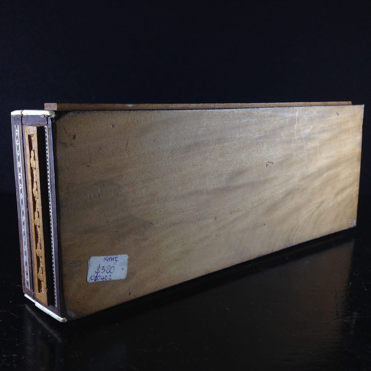 Anglo - Indian Oblong Box, Sadeli work, 19th century-2160