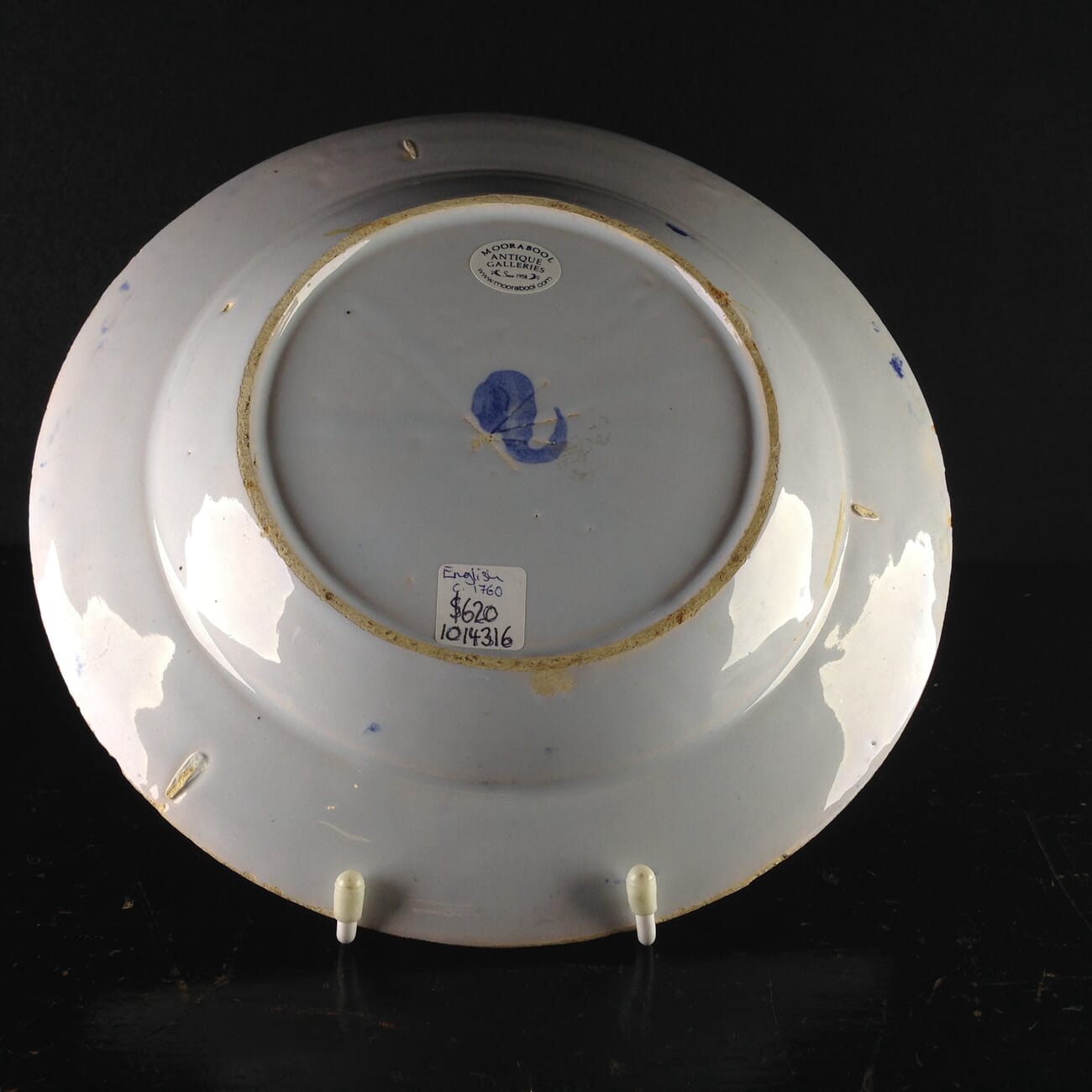 English delft plate with Chinoiserie, C. 1765 -2184
