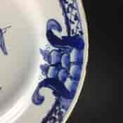 English delft plate with Chinoiserie, C. 1765 -2189