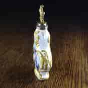 South Staffordshire enamel scent bottle , Athena & Artist, c. 1780 -2254