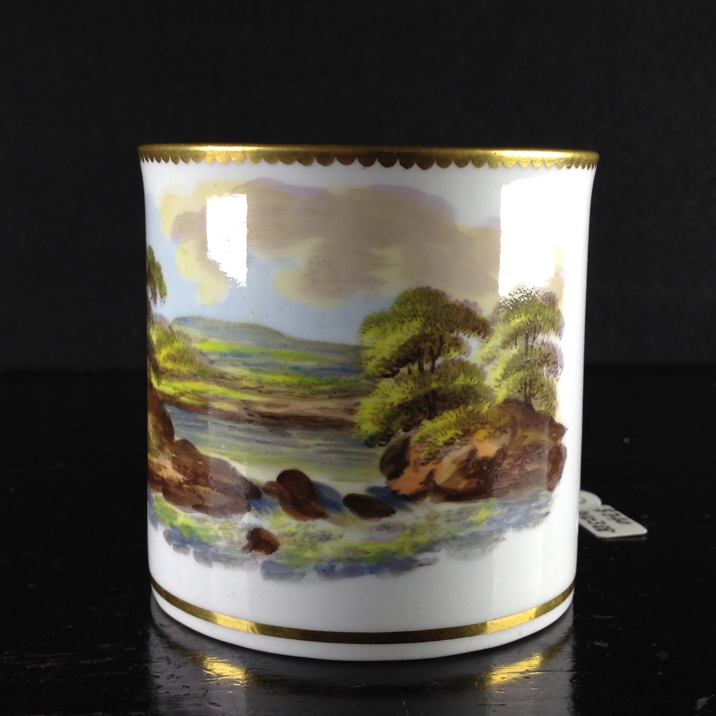 Spode coffee can, pattern 1926 - landscape, C. 1810-0