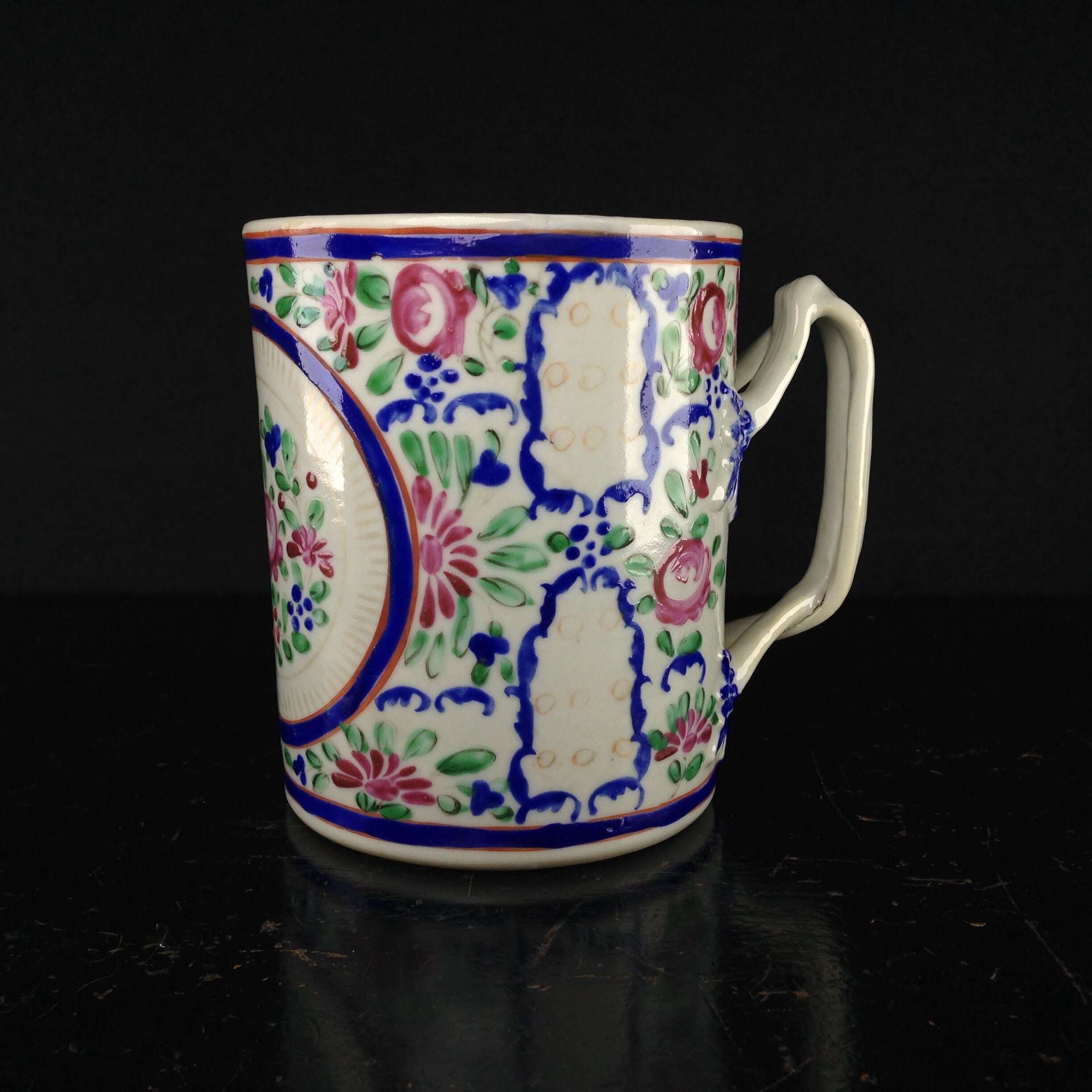 Chinese Export mug, Turkish market, c.1780-0