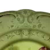 Swansea plate, scroll moulded with flower group, c. 1816 -2466