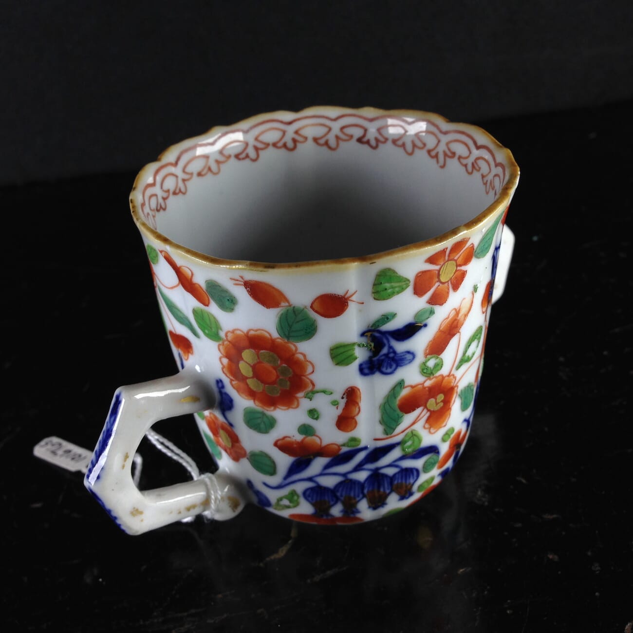 Chinese Export chocolate cup,European flower decorated, circa 1745 -2563