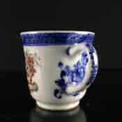 Chinese export armorial coffee cup, arms of Moir of Aberdeen, c. 1760 -2592
