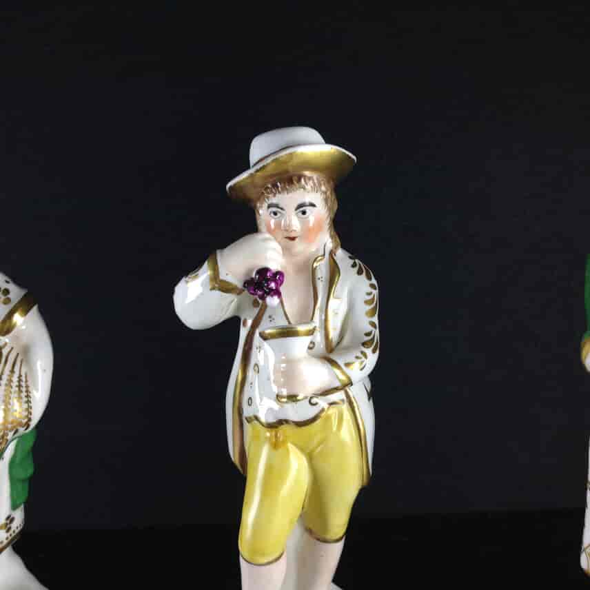 Staffordshire porcelain 4 seasons, possibly Lloyd of Shelton, C. 1835 -3152