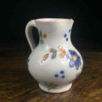 French faience cream jug, c.1780 -0