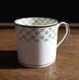 Wedgwood Creamware coffee can with daisy head borders, c. 1800-0