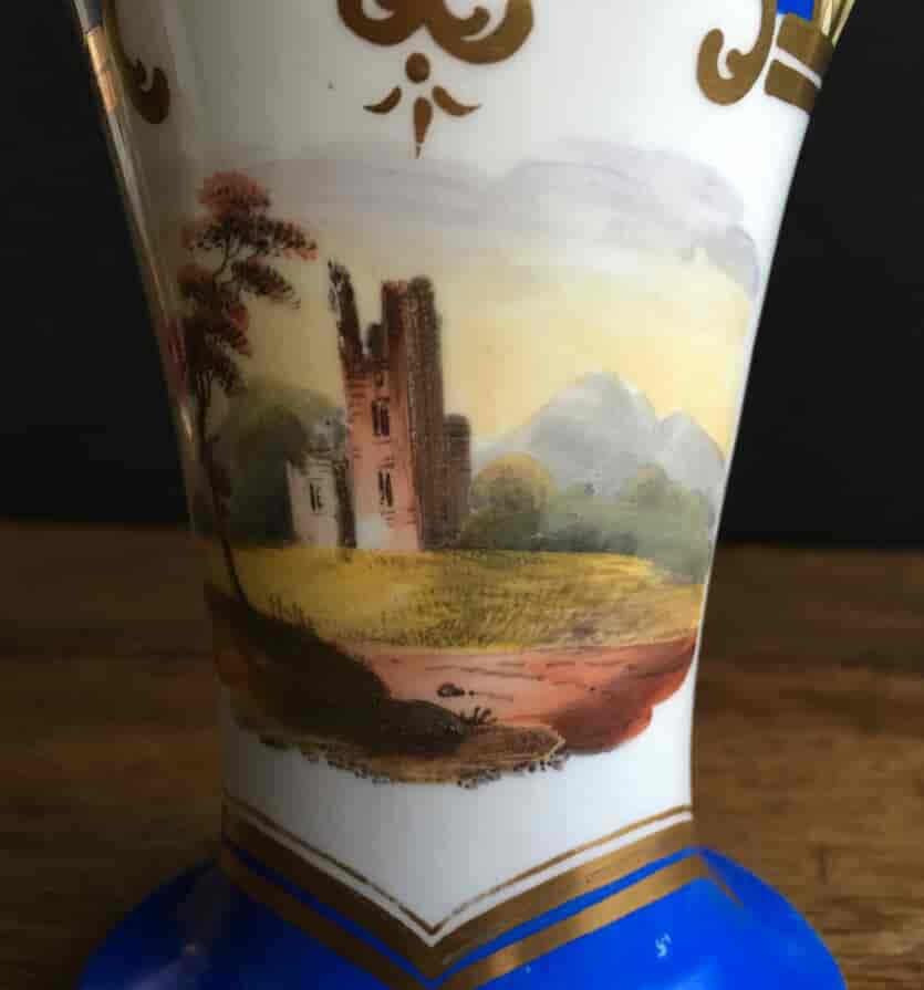Alcock vase with blue ground C. 1835 -17017