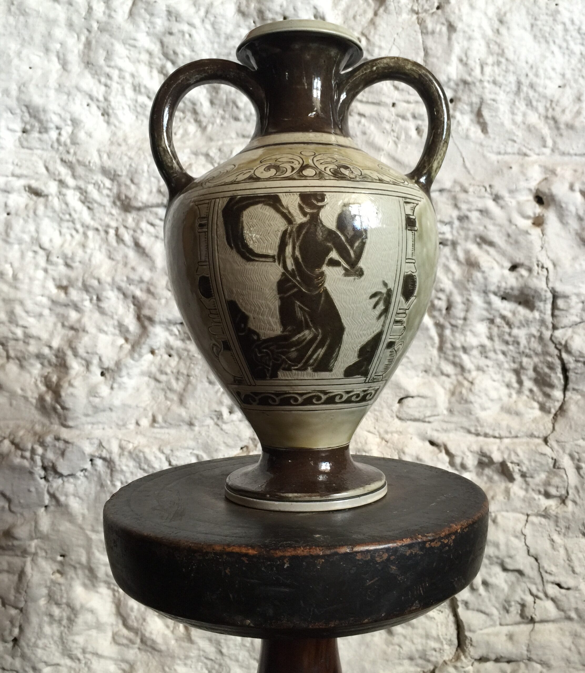 Martin Brothers ‘Greek’ vase, C. 1885. -0