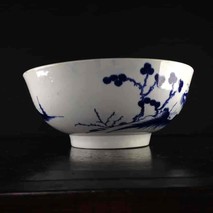 Worcester punch bowl, precipice pattern, c.1765 -3482