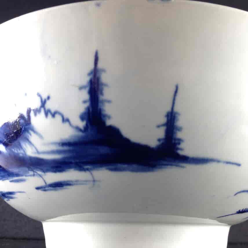 Worcester punch bowl, precipice pattern, c.1765 -3490