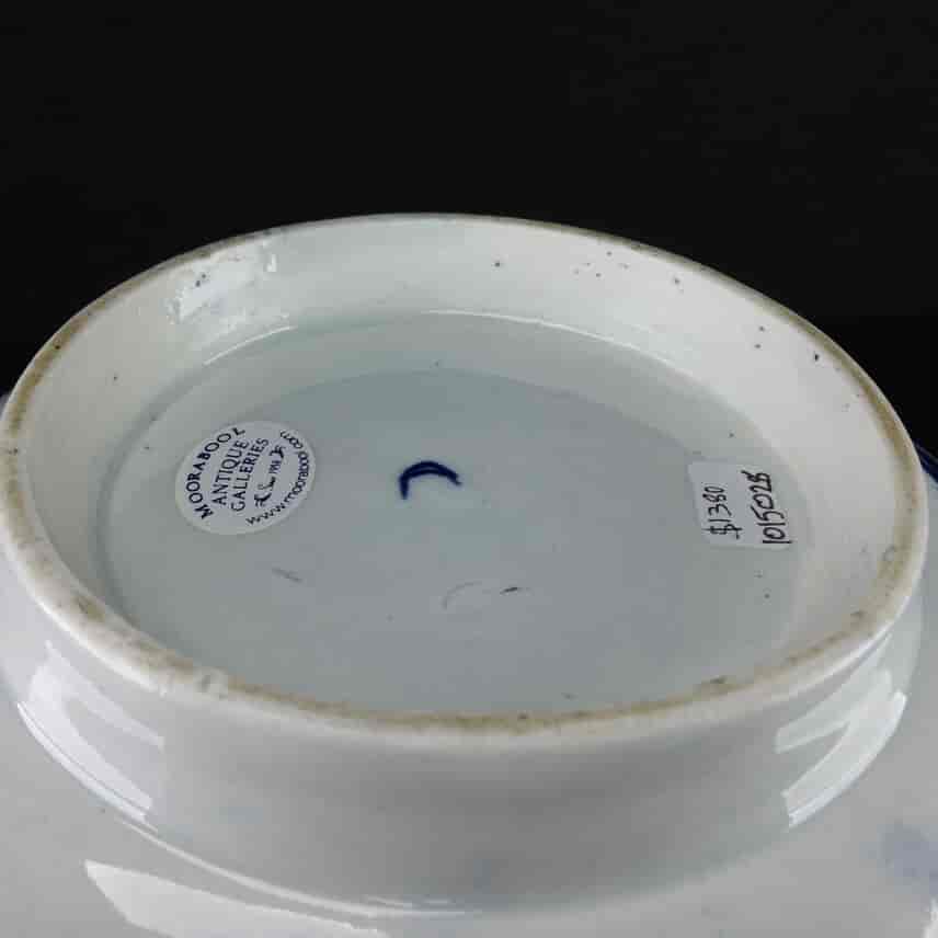 Worcester punch bowl, precipice pattern, c.1765 -3494