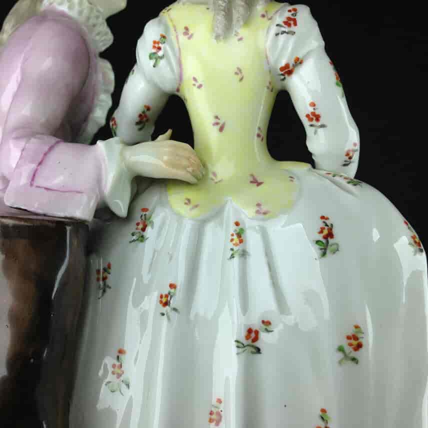 Vienna figure of a Lady & Gent, C. 1765 -3560