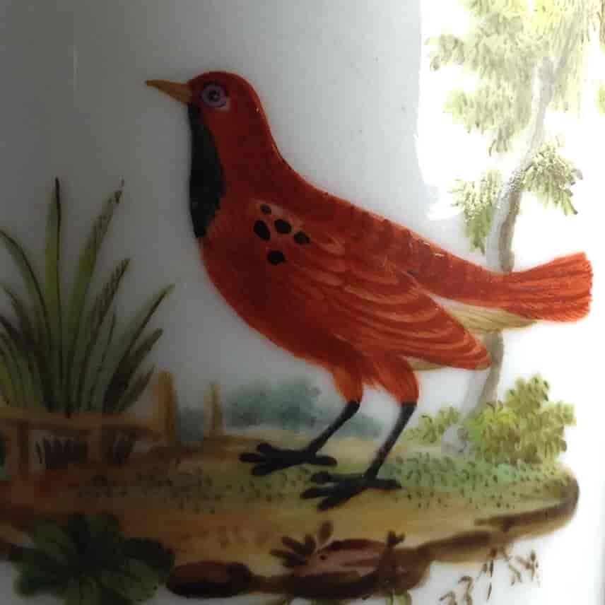 French ornithological cup & saucer, Circa 1810 -3916