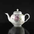 Derby teapot with flower painting, C. 1760 -0