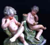 Pair of Staffordshire figures of musical children, Wood & Caldwell, C. 1810 -10932