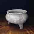 Early Chinese pottery ‘Ding’ vessel, 722 - 481 BC. -0