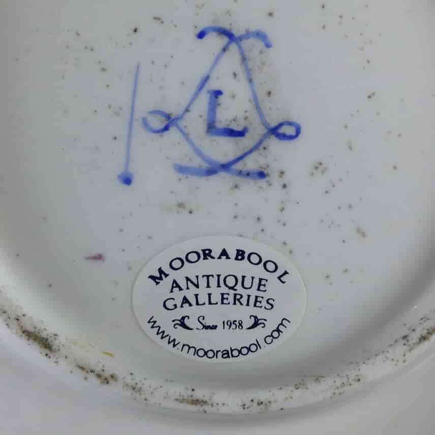 Sevres cup & saucer, later decorated, 19th century -1305
