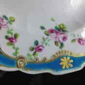 Chelsea-Derby plate with swags of roses, C. 1780 -1396