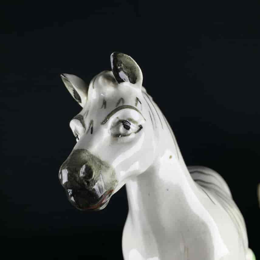 Pair of Staffordshire Zebra, c.1860 -9075