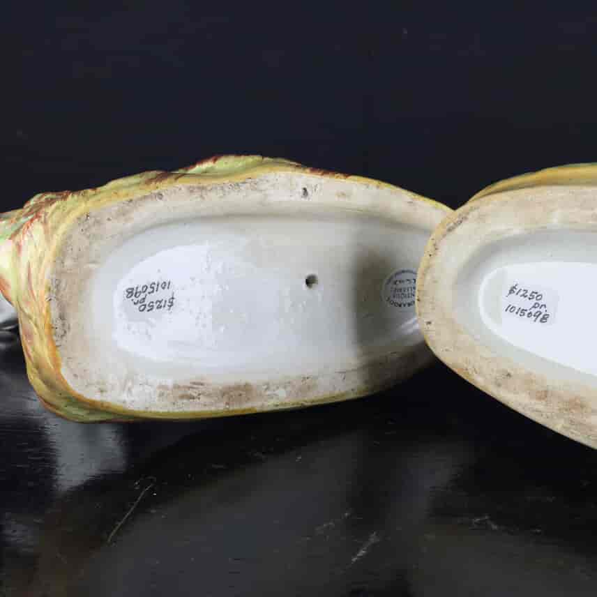Pair of Staffordshire Zebra, c.1860 -9077