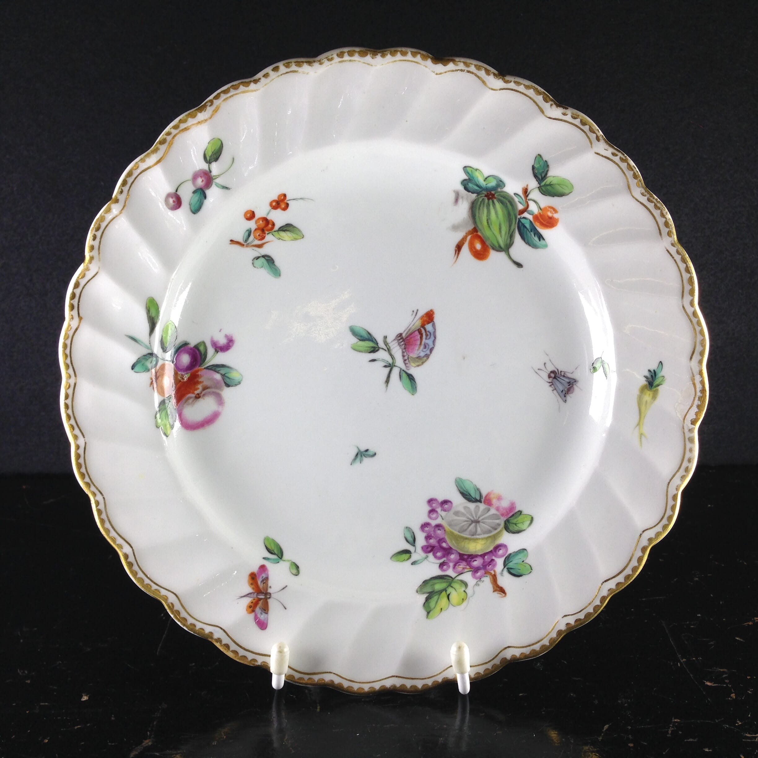 Chelsea-Derby plate, Giles type decoration, c.1770 -0