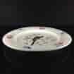 Swansea plate, flower moulded rim with bird, documentary high pattern number, c.1820 -1498
