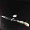 Meissen knife handle, birds & flowers, English steel blade, c.1775 -1526