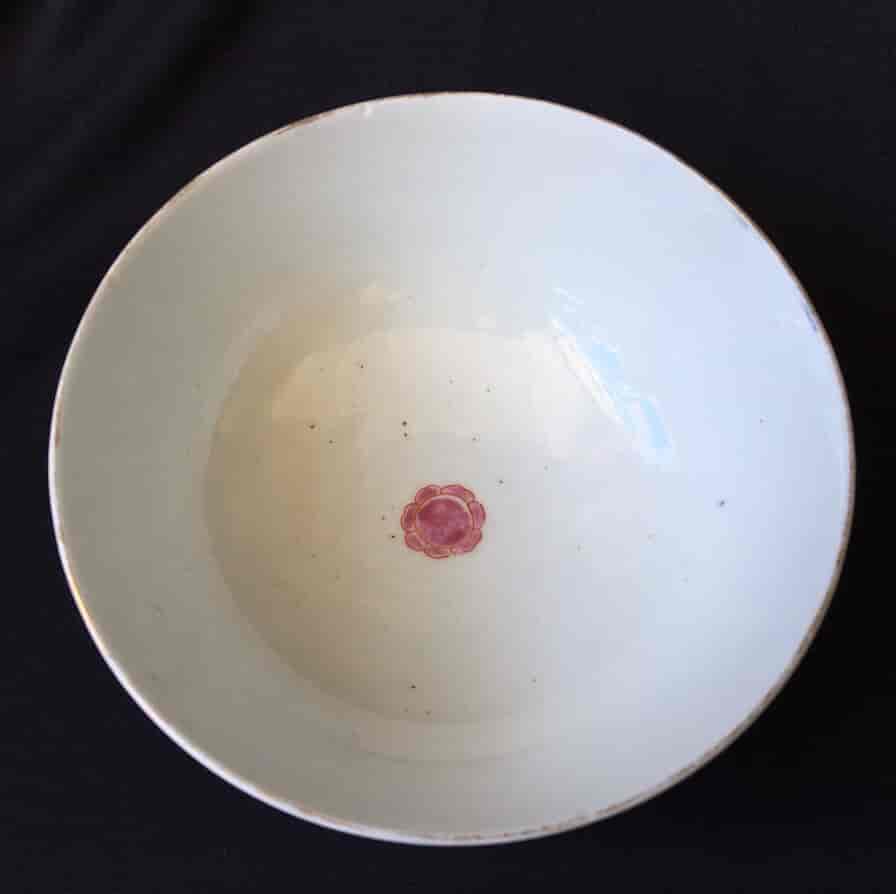 Worcester Queen Charlotte pattern slop bowl c.1765 -20010