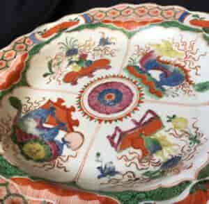 Worcester Dragons in Compartments plate, c.1770 -19957