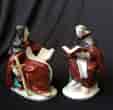 Pair of Derby figures - Nun & Priest - C. 1760 -0