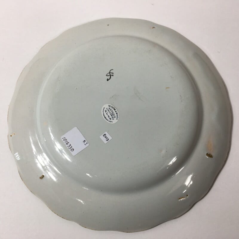 French faience plate, Les Islettes, c. 1780 -23223