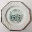 Child's plate - Davenport YOUNG SOLDIERS- dated 1844 -0